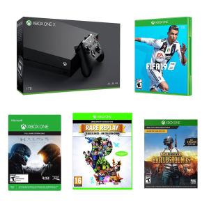 xbox one x 4 jeux pas cher