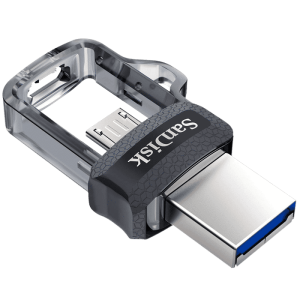 Clé USB SanDisk Ultra 128Go (double connectique USB3 + Micro USB)