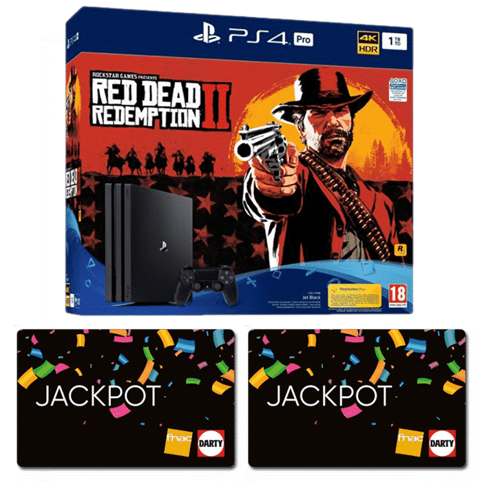 ps4 pro red dead redemption 2 carte-cadeau-fnac