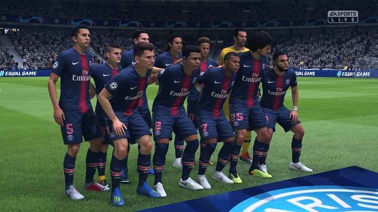 FIFA 19 Intros 0-0 JUV - PSG, 1re période