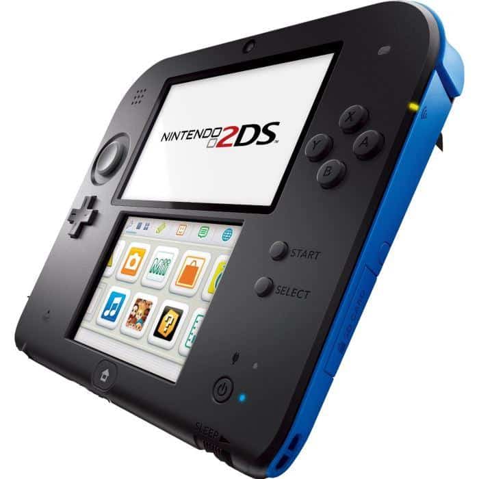 nintendo 2ds bleu et noir