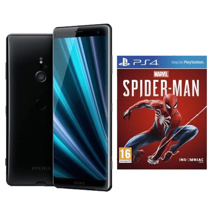 bon plan sony xperia xz3 spiderman ps4