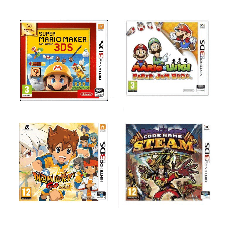 pack 4 jeux 3 ds moins cher