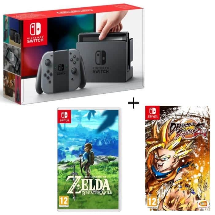 pack zelda switch dragon ball fighter z