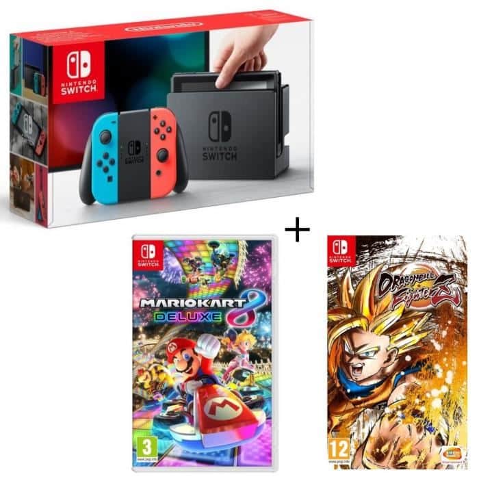 pack switch 2 jeux