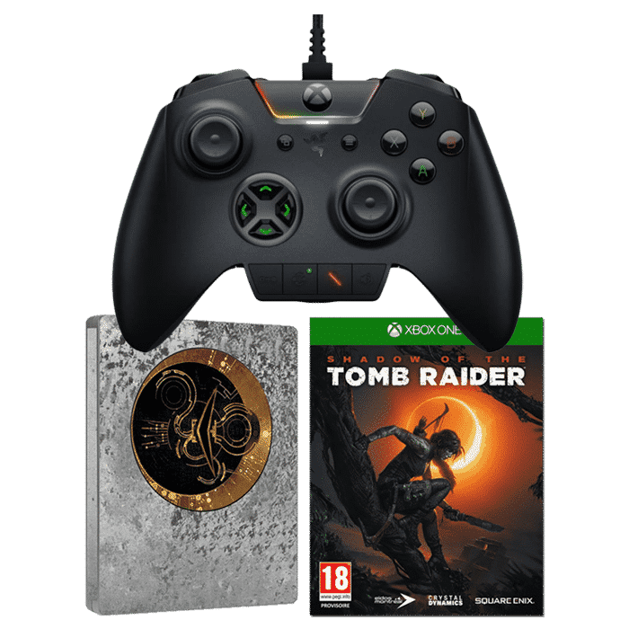 manette xbox one razer wolverine shadow of the tomb raider steelbook v1