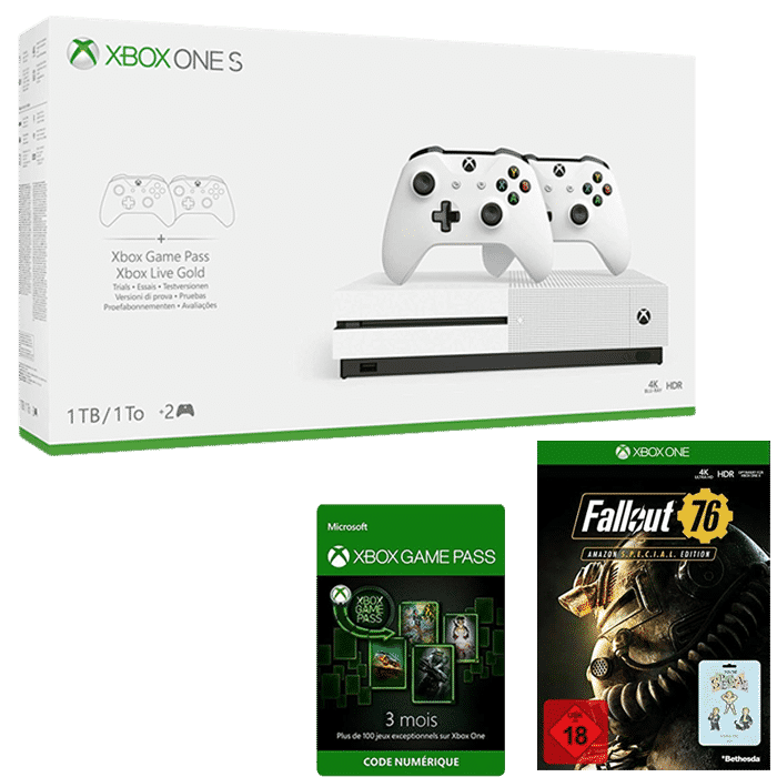 pack fallout 76 edition speciale game pass 2 manettes