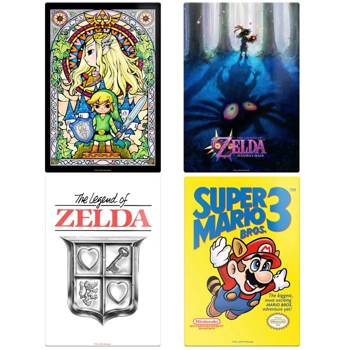 affiches métaliques Nintendo