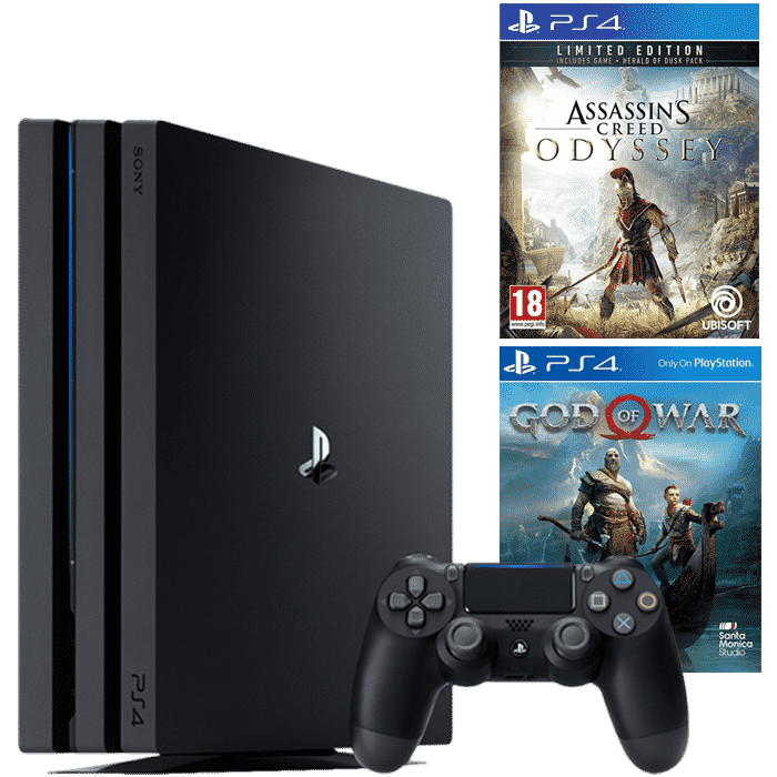 ps4 pro god of war assassin's creed odyssey edition limitée copie