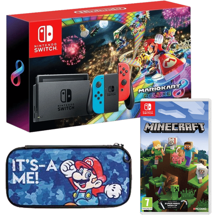 pack switch mario kart 8 housse minecraft