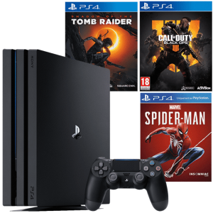 ps4 slim shadow of the tomb raider cod black ops 4 spiderman