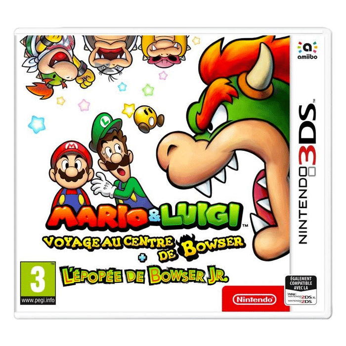 Mario et Luigi Voyage au centre de Bowser + l'épopée de Bowser Junior 3D copie