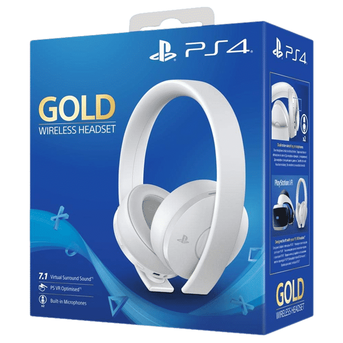 casque gold blanc ps4 officiel