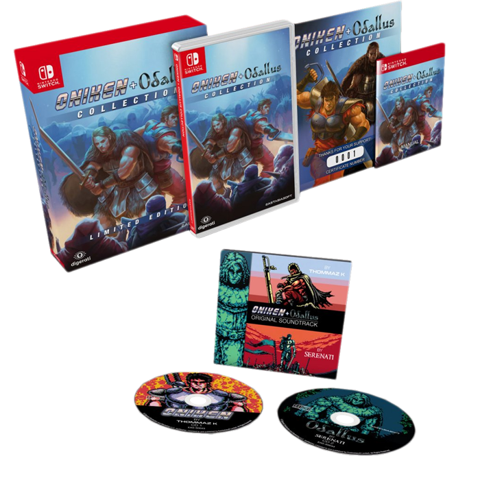 oniken odallus ollection edition limitee switch