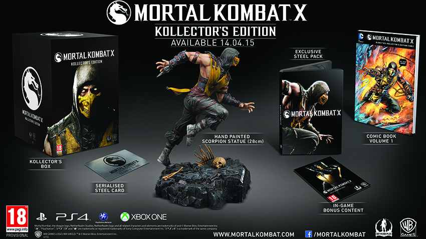mortal kombat x collector pas cher