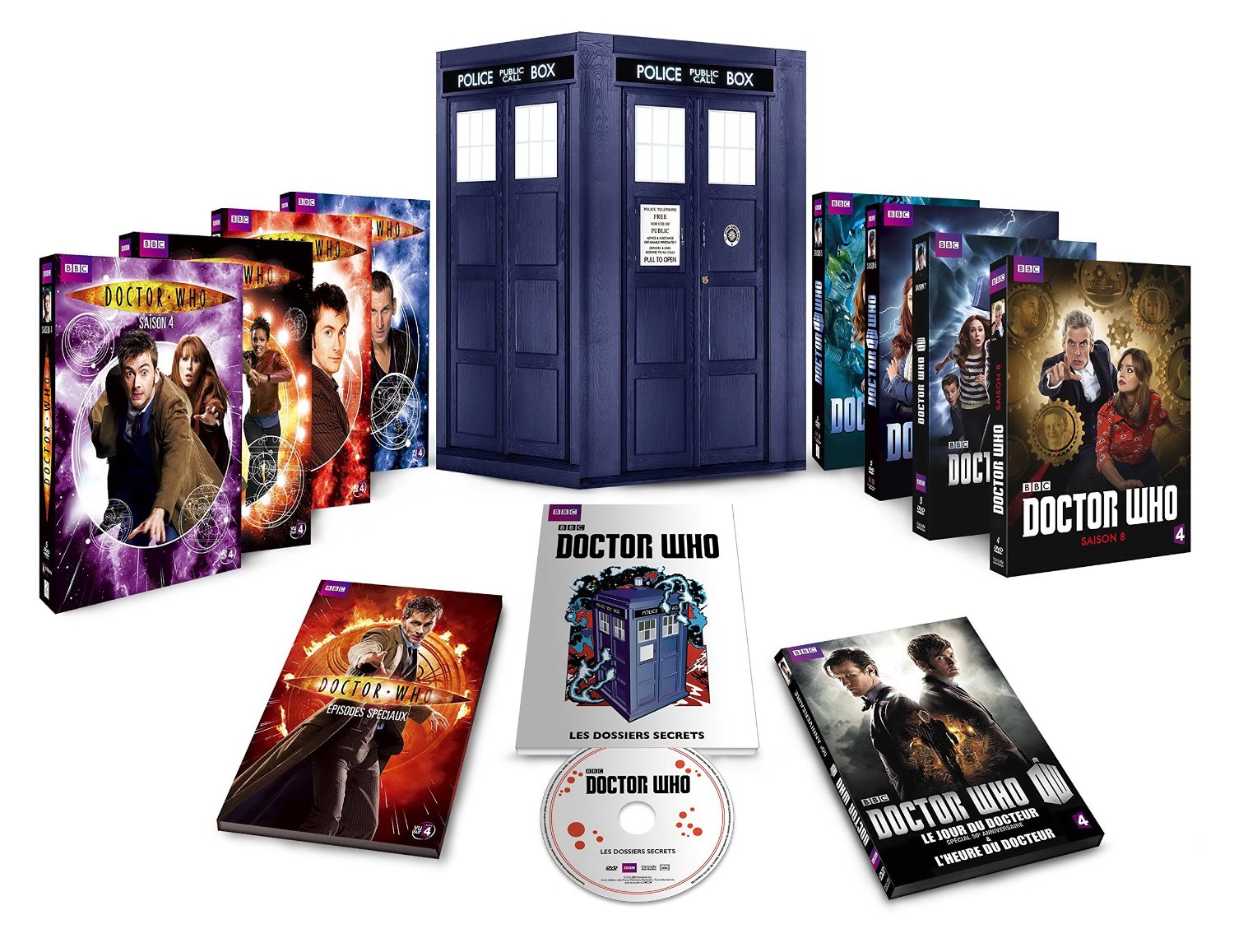 intégrale dr who pas cher coffret box téléphonique