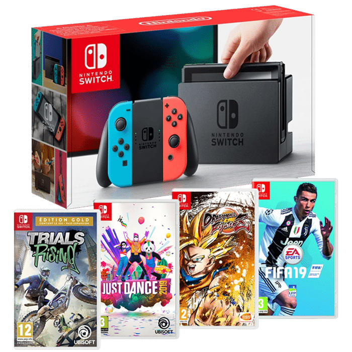 pack switch 4 jeux auchan