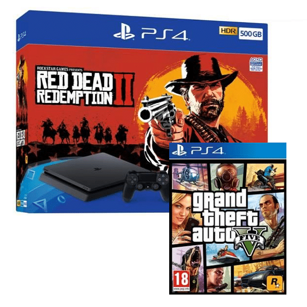 pack ps4 slim red dead gta 5