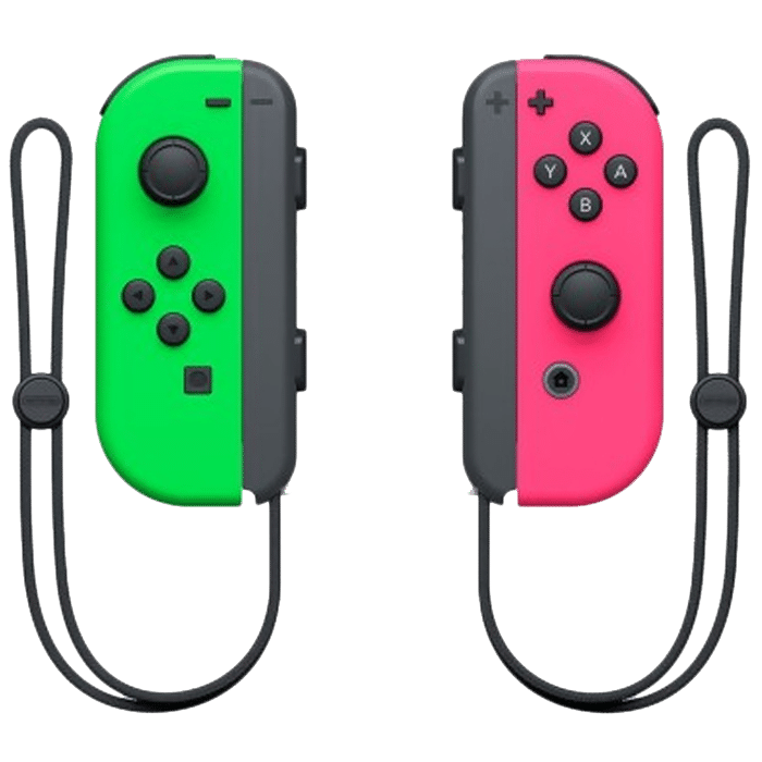 JOY-CON SPLATOON 2 VERT ET ROSE
