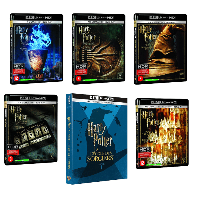 blu ray 4K harry potter
