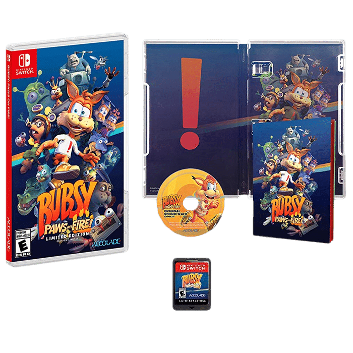 bubsy paws on fire limited edition switch