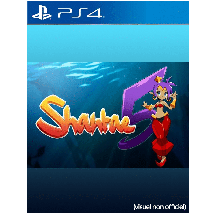jaquette shantae 5 non offiicelle ps4