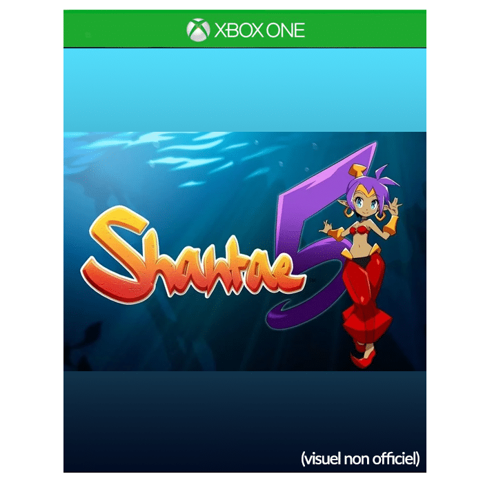 jaquette non officielle shantae 5 xbox one