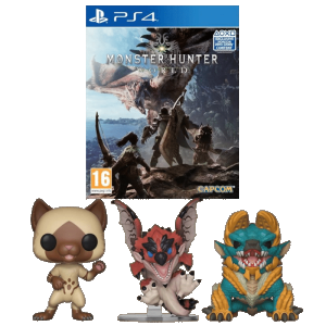 monster hunter world ps4 3 funko