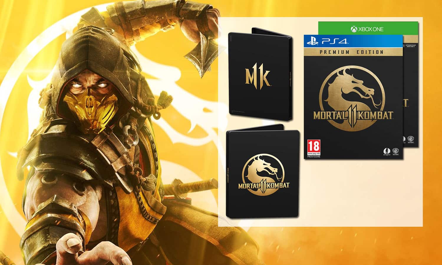 SLIDER MORTAL KOMBAT DELUXE EDITION ps4 xbox one v1