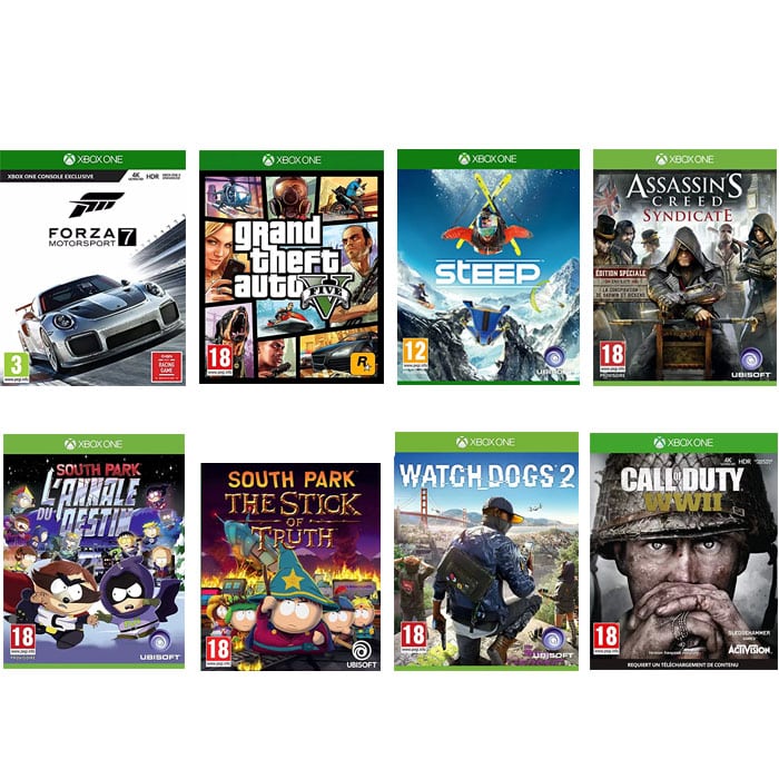 pack 8 jeux xbox one v2