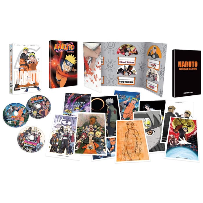 Naruto et Naruto Shippuden Intégrale des 11 Films blu ray