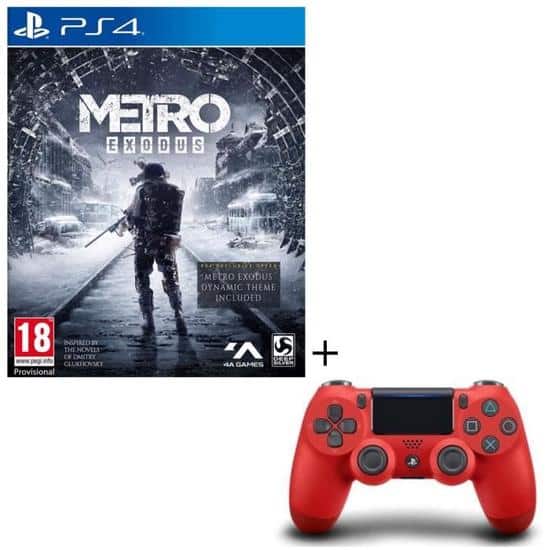 pack manette ps4 metro exodus