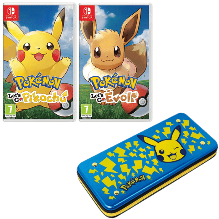 pokemon let's go pikachu evoli sacoche