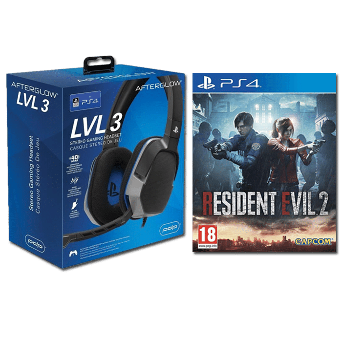 resident evil 2 remake casque ps4 afterglow