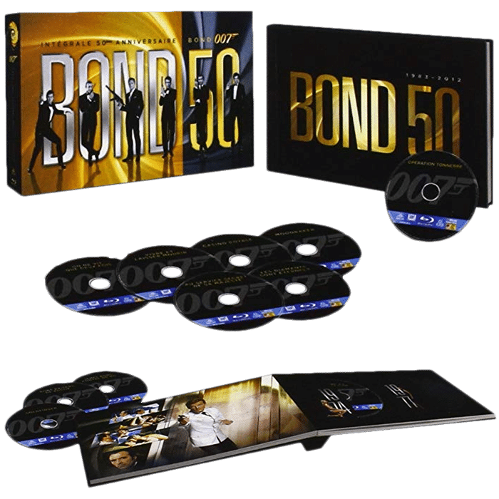 James Bond intégrale 50e anniversaire blu ray
