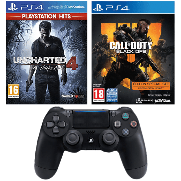 manette ps4 cod black ops 4 uncharted 4 v2