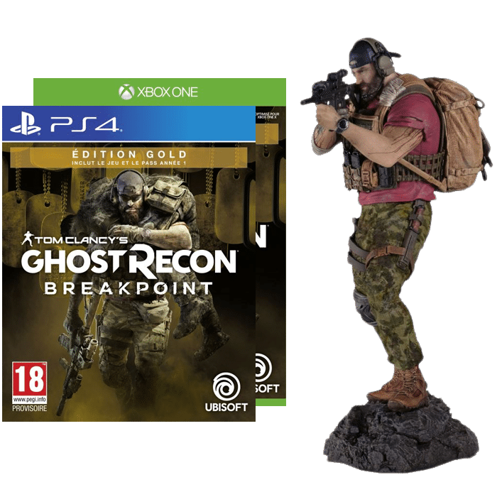 ghost recon breakpoint gold edition ps4 xbox one figurine nomad