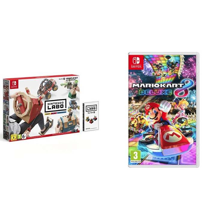 promo pack nintendo labo mario kart