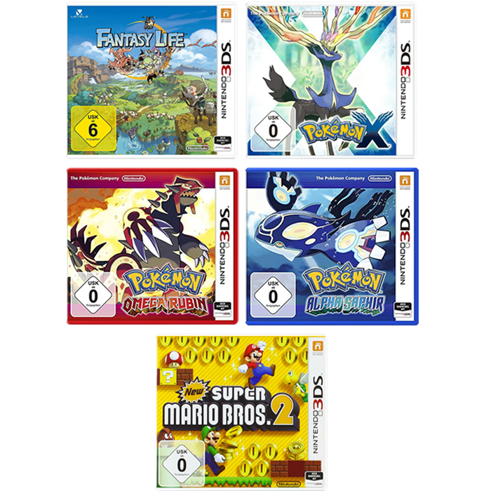5 jeux 3DS amazon DE 16 05 19