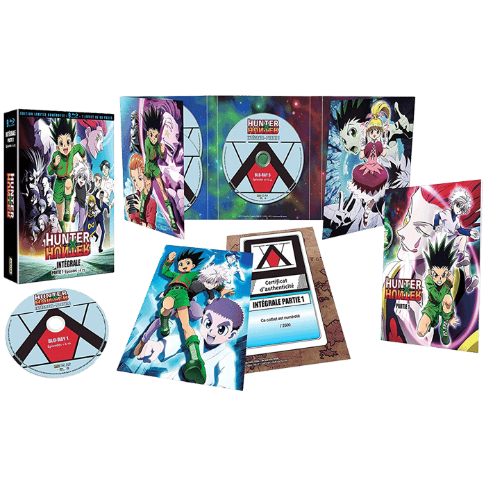 Hunter x Hunter Intégrale Partie 1 Edition Collector blu ray Limitée Numérotée