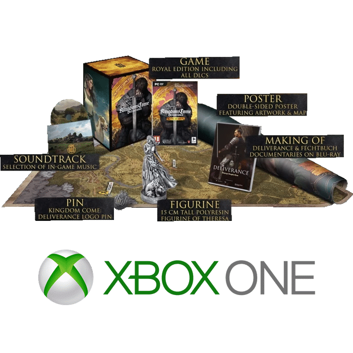 kingdom come deliverance royal edition collector xbox one