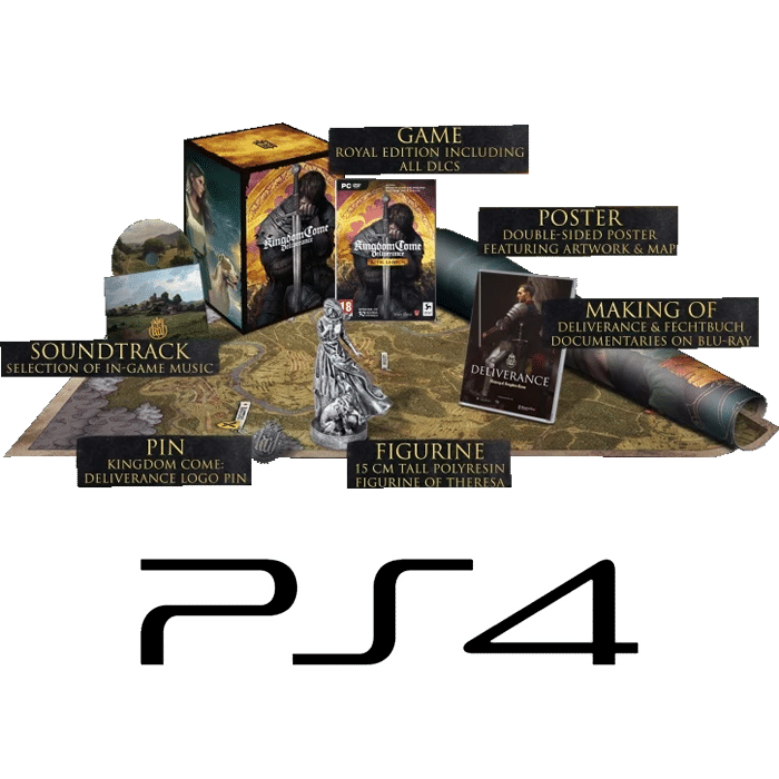 kingdom come deliverance royal edition collector ps4