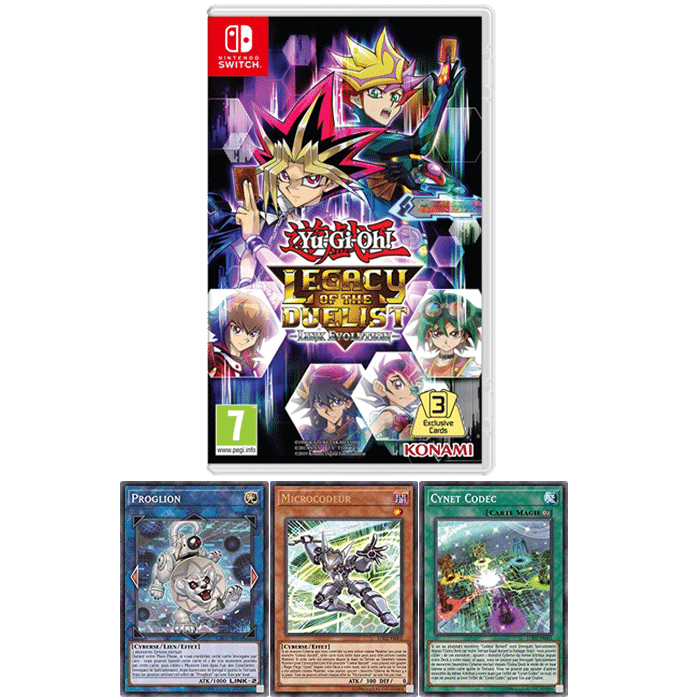 Yu-Gi-Oh Legacy of the Duelist switch 3 cartes