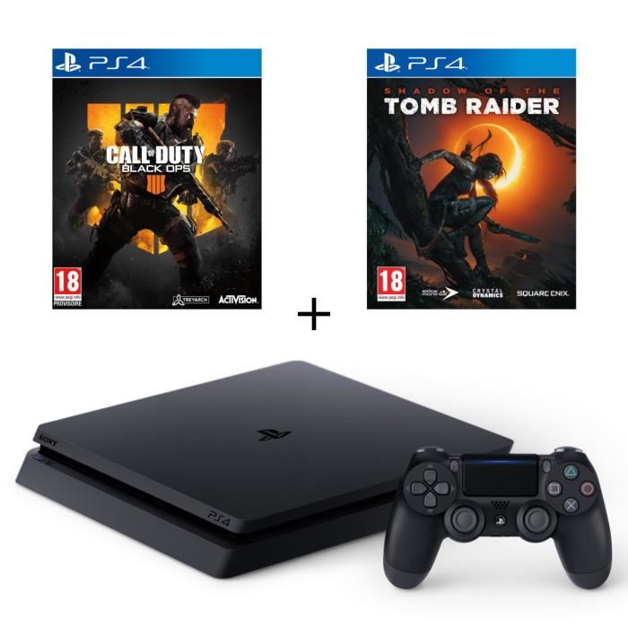 ps4 slim 2 jeux 500 go