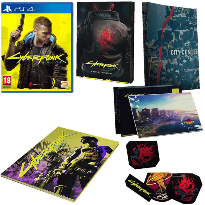 cyberpunk 2077 day one ps4 comic book micromania