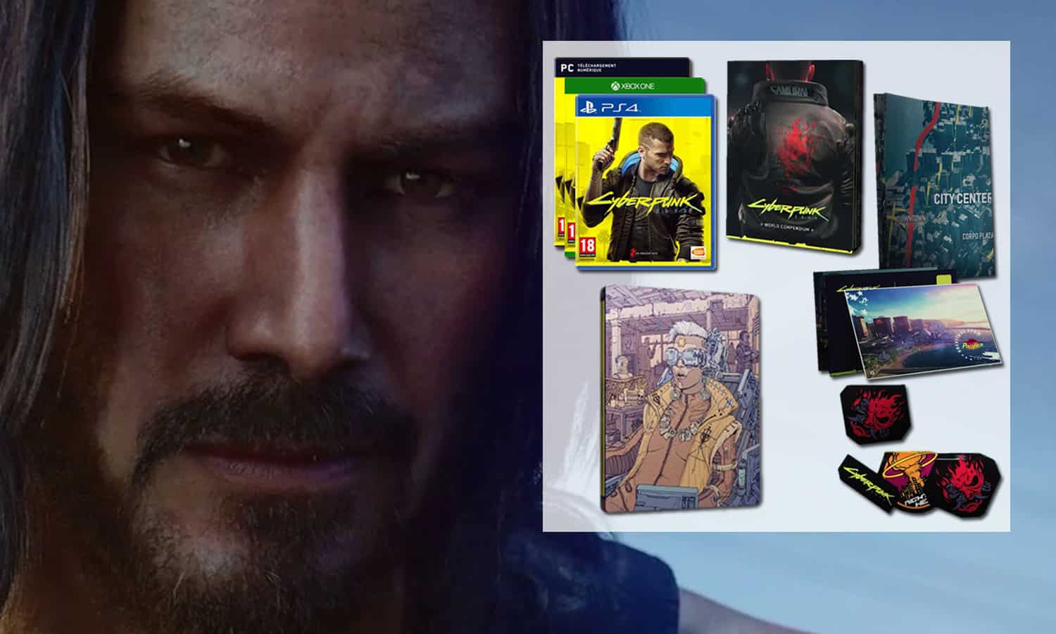 SLIDER cyberpunk 2077 day one ps4 xbox one pc steelbook fnac