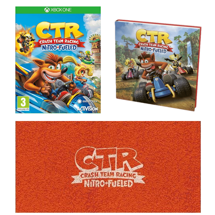 crash team racing serviette livre xbox one