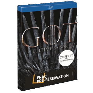 GAME OF THRONES SAISON 8 COFFRET BLU-RAY DE PRÉ-RÉSERVATION (EXCLU FNAC) jaquette officielle