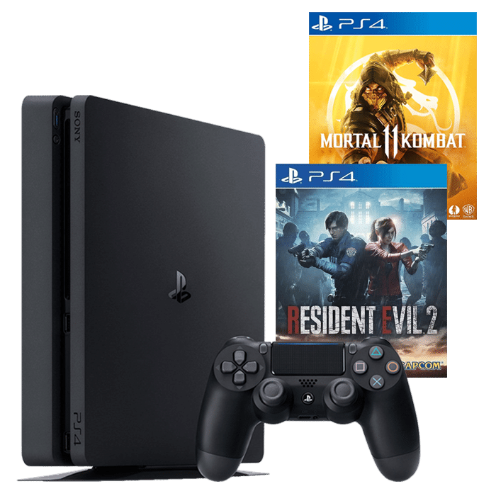 pack ps4 slim mortal kombat 11 resident evil 2 remake