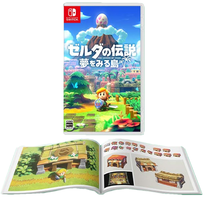Zelda link's awakening sur Switch + Artbook (version JAP)